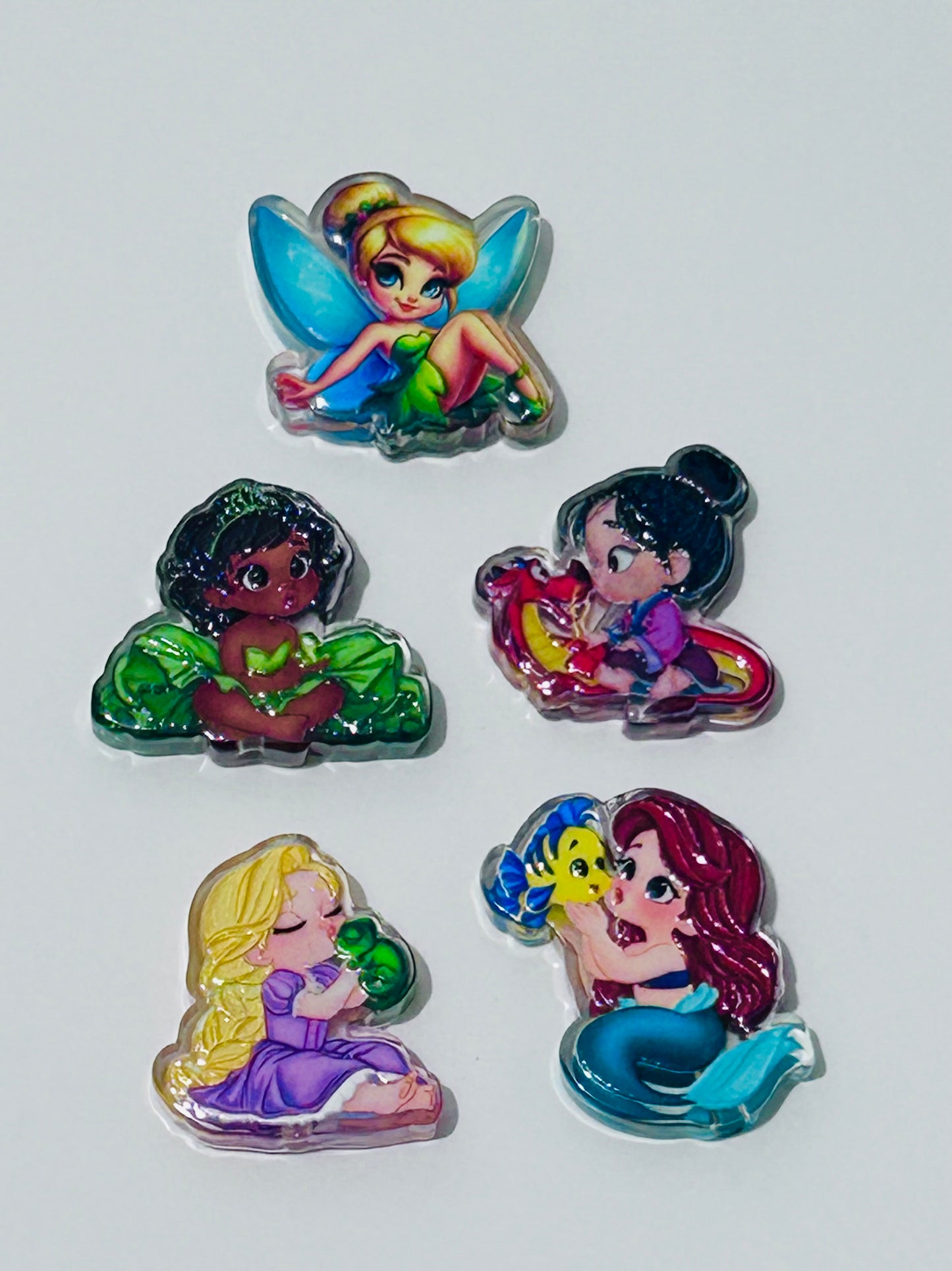 Young Princess Ladies Acrylic Focal Set (5ct)