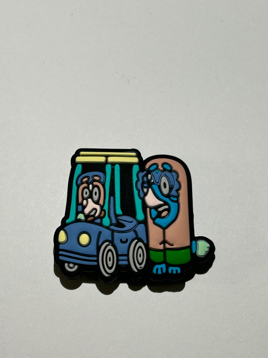 Bluey & Friend Car Focal