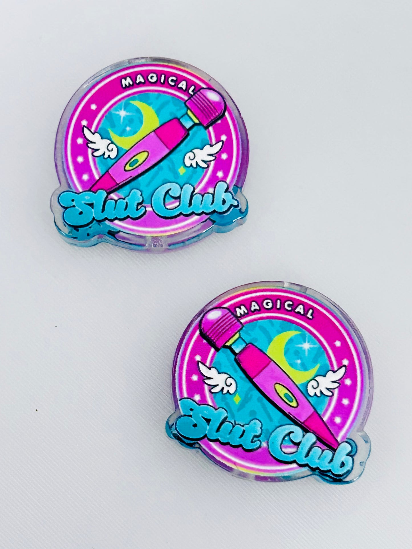 Slut Club Acrylic Focal/Bead (5ct)