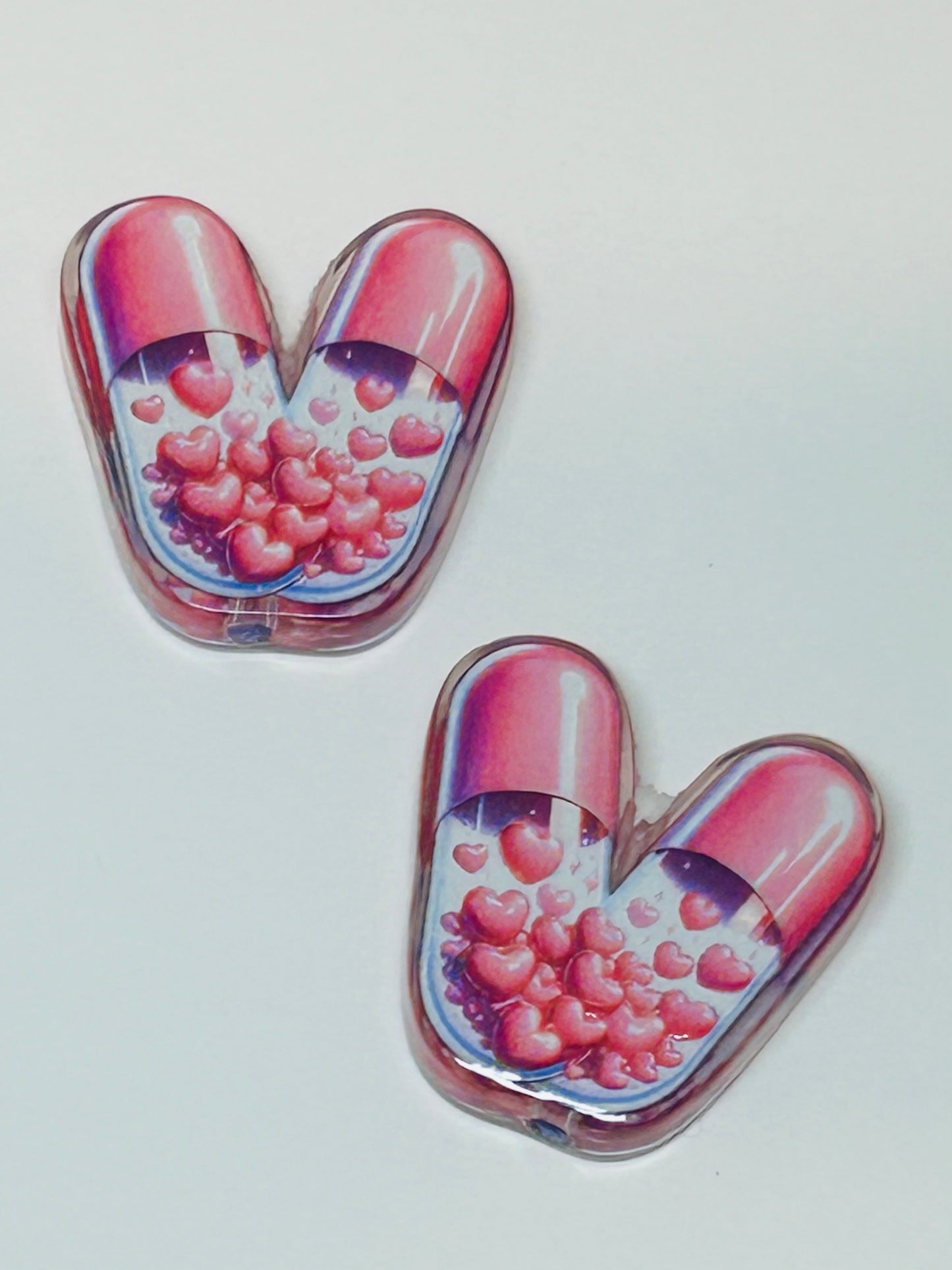 Pill Acrylic Focal/Bead (2ct)