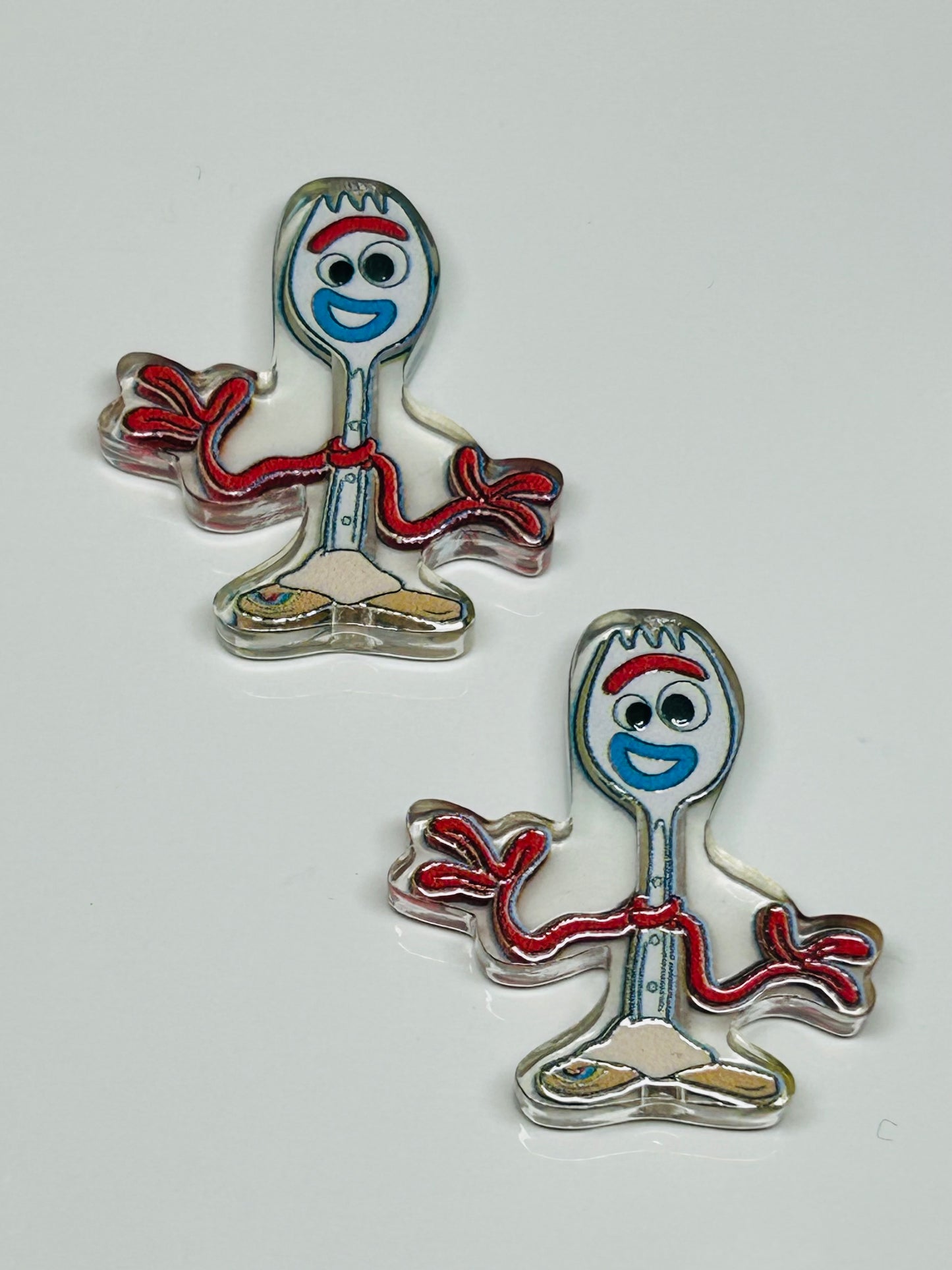 Forky Acrylic Focal/Bead (2ct)