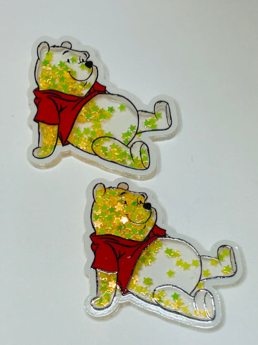 Sitting Pooh Acrylic Shaker