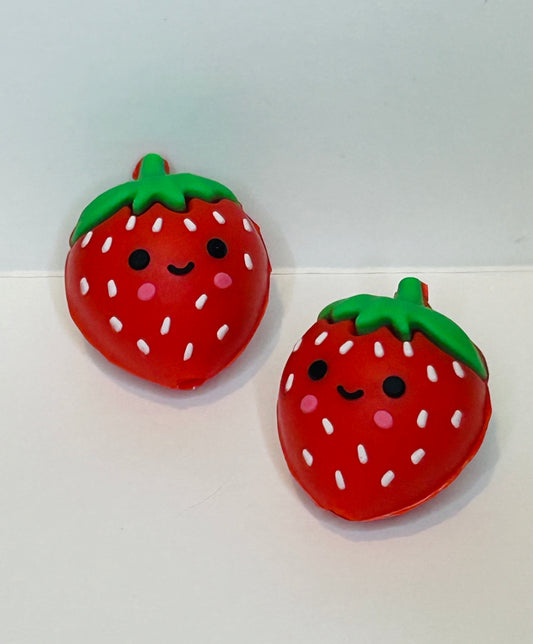 Large 3D Strawberry Focal