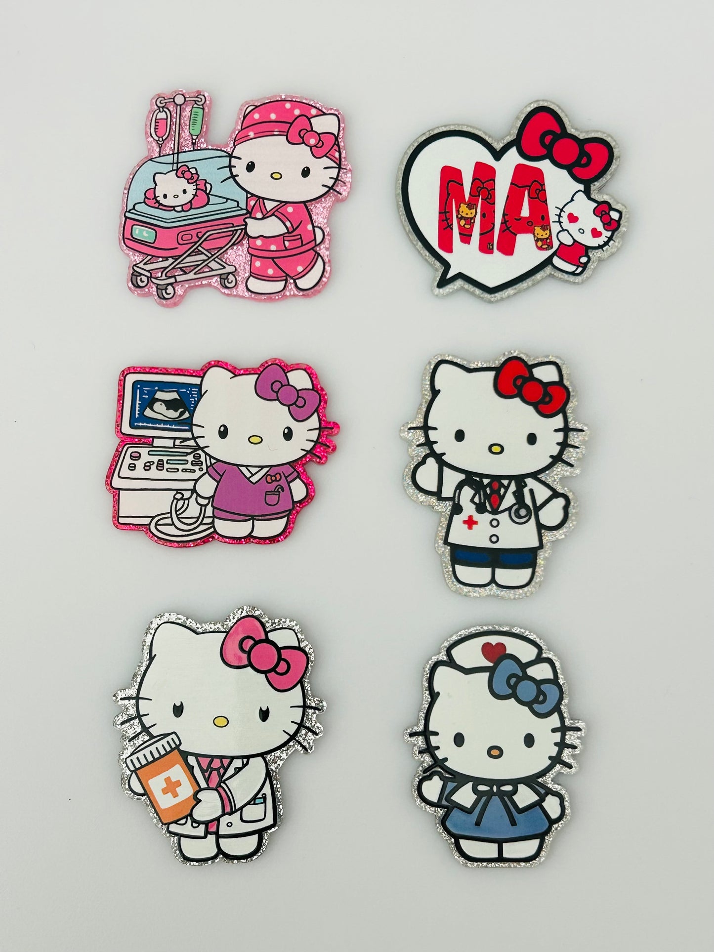 Medical Kitty Acrylic Set (6ct)