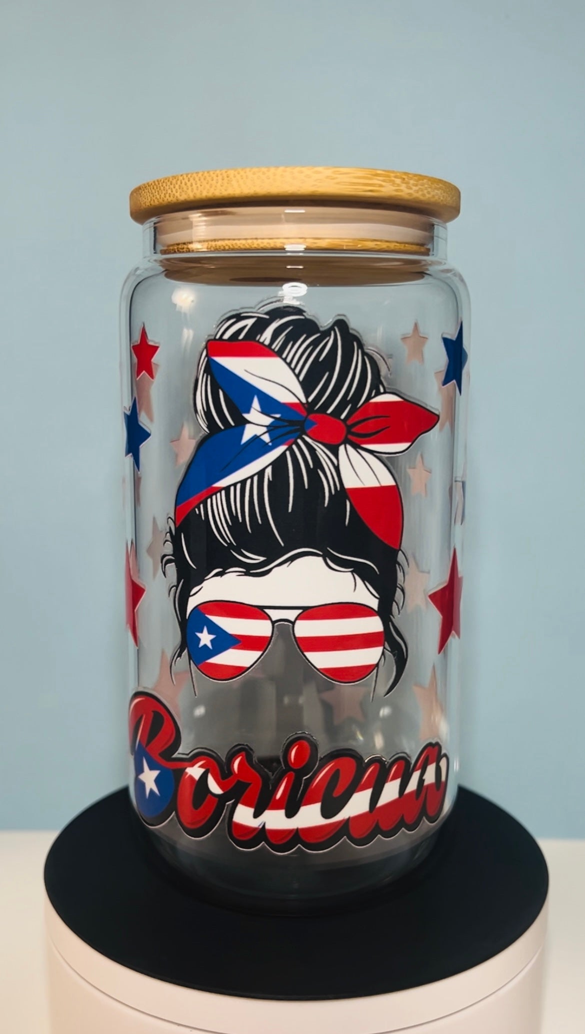 Puerto Rico Glass Tumbler