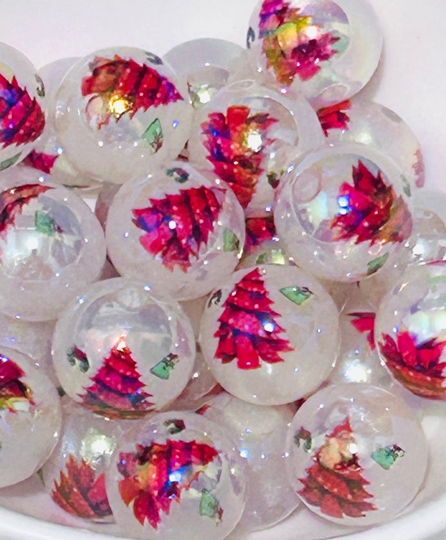 Christmas Tree 16mm Beads (12ct)