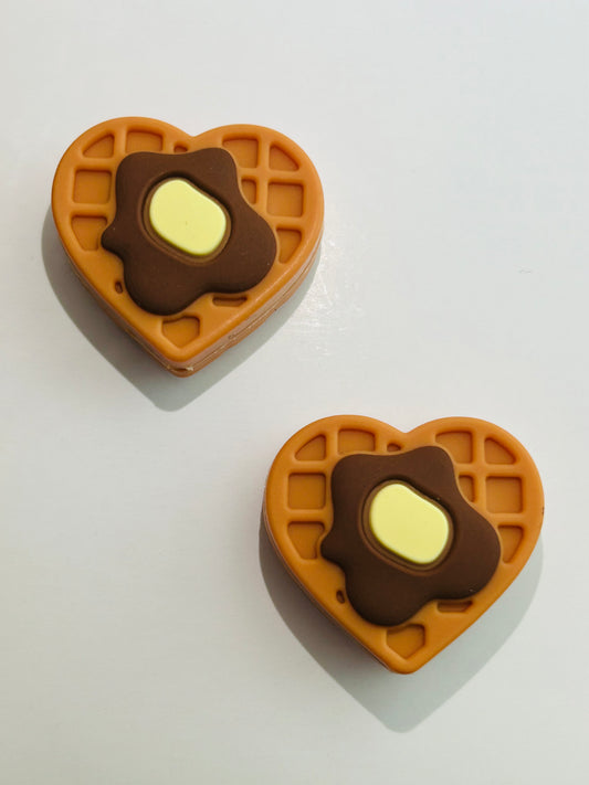 3D Waffle Heart Focal