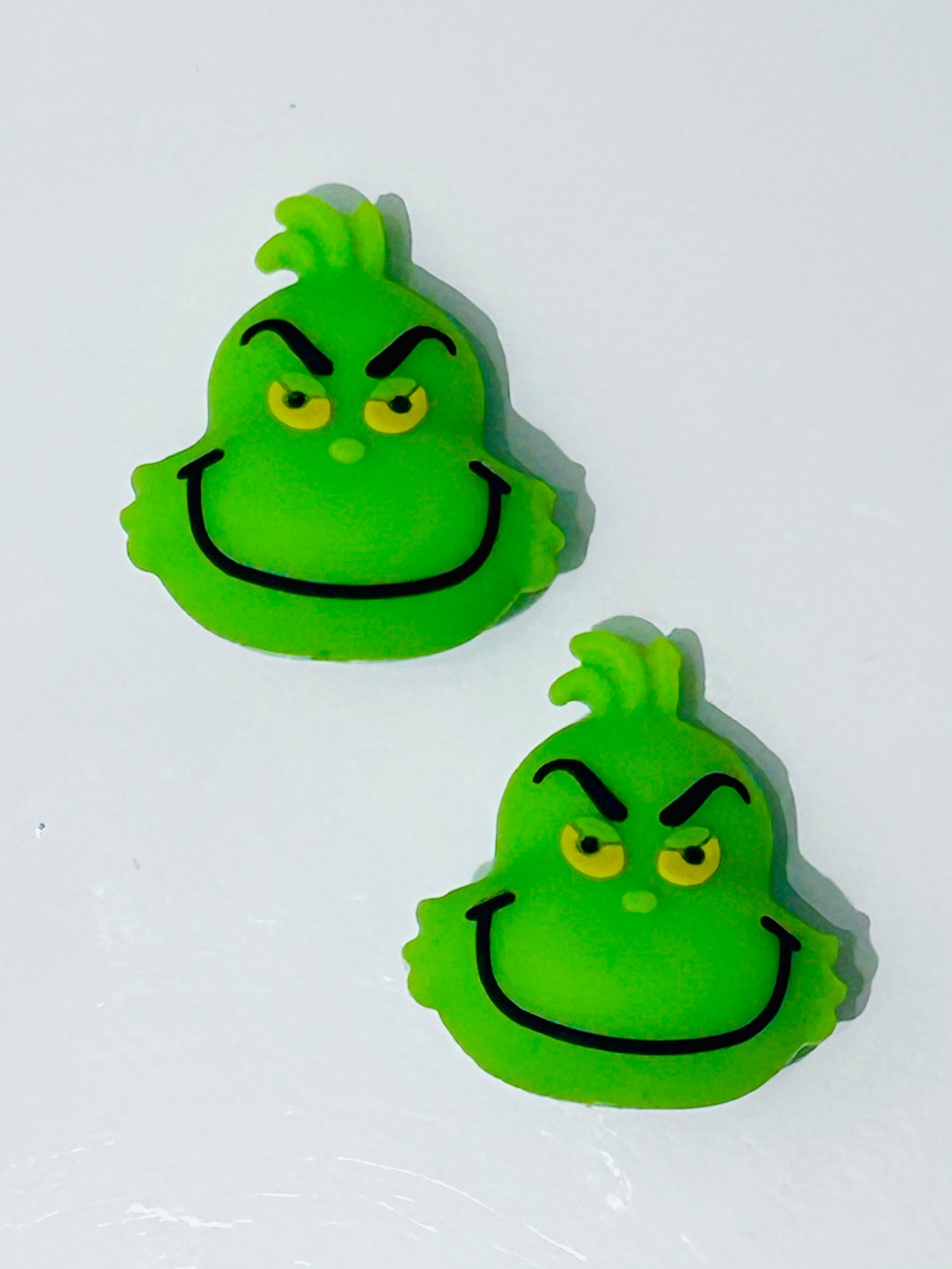 3D Grinch Head Silicone Focal (2ct)