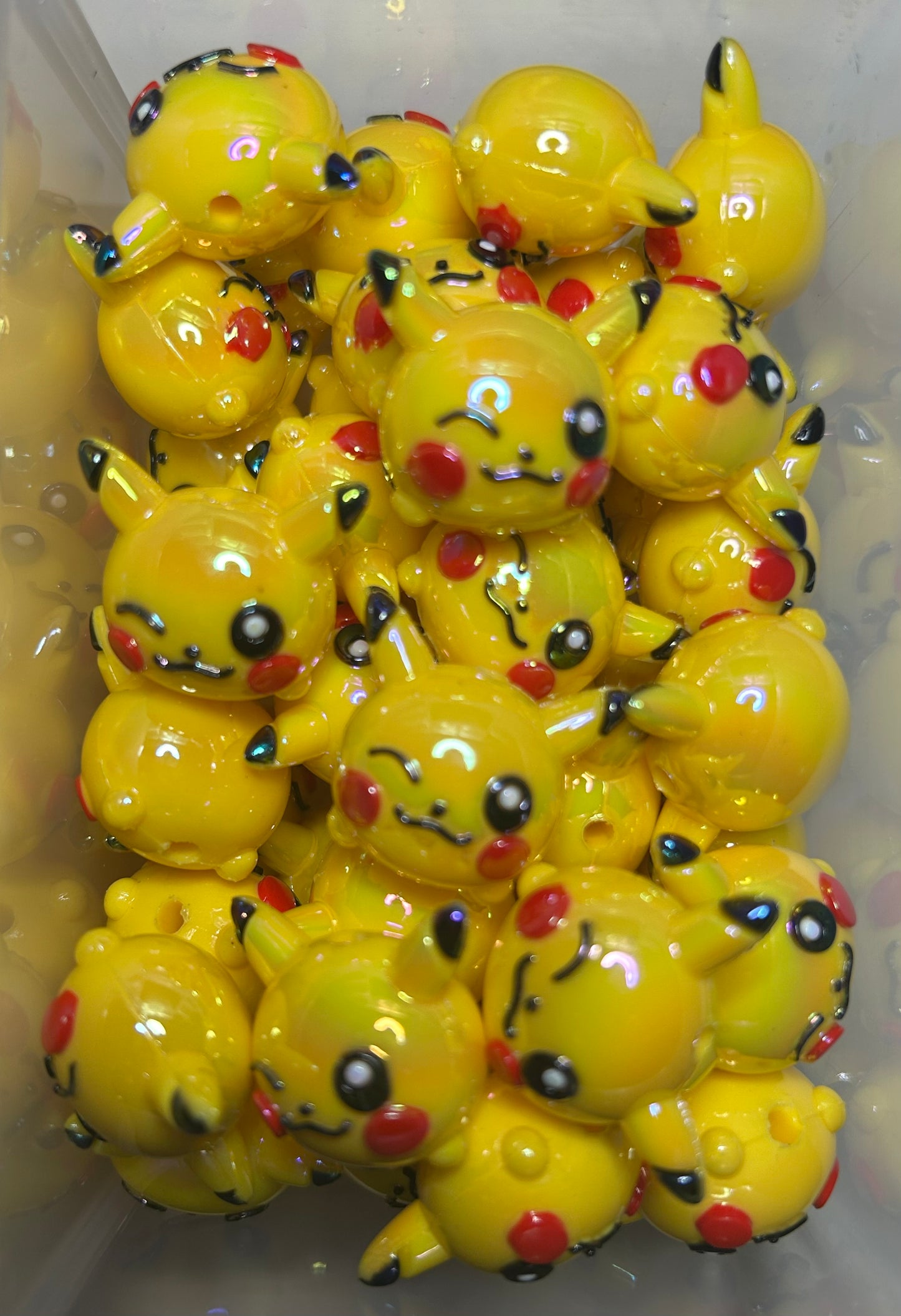 Pokémon Head Acrylic Bead (15ct)