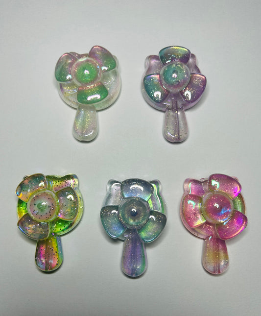 3D Acrylic Moveable Fan Focal