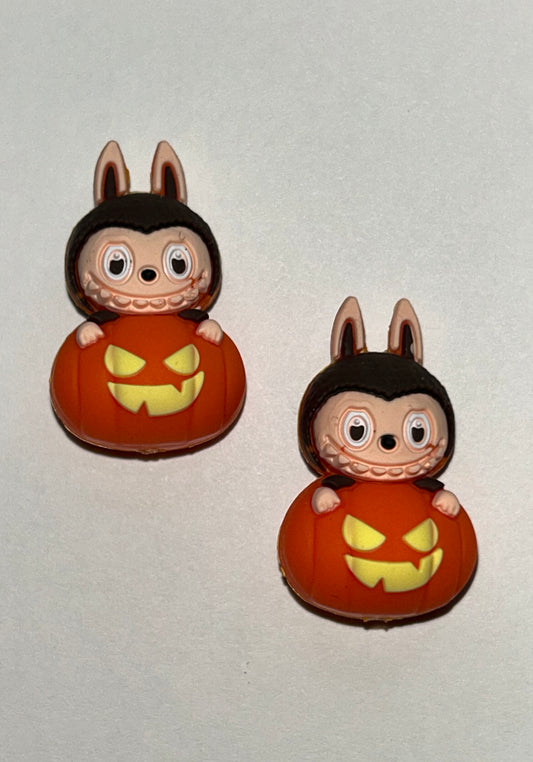 3D Pumpkin Labubu Focal