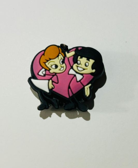 I Love Lucy Heart Focal