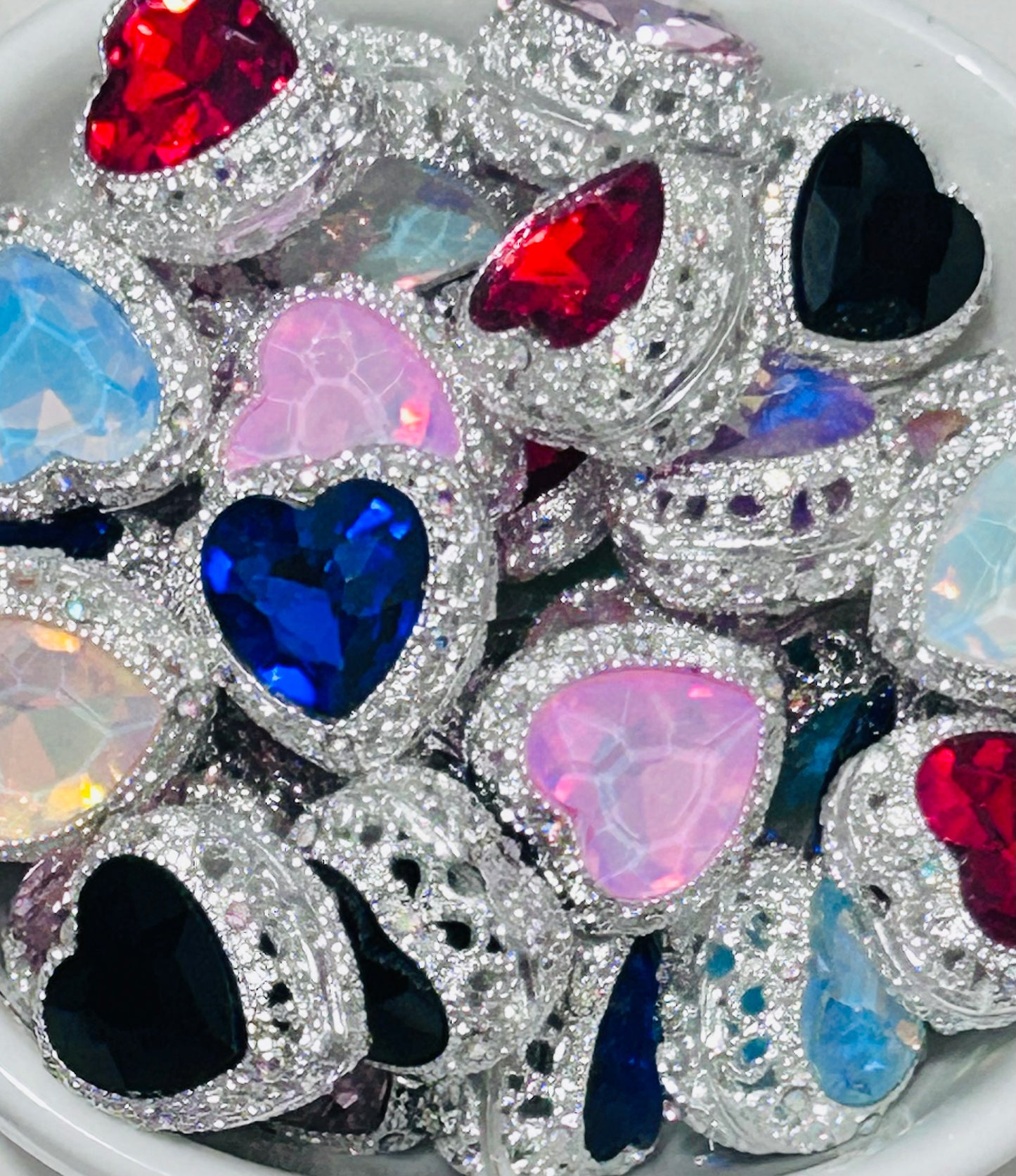 Fancy Heart Mix Beads (5ct)