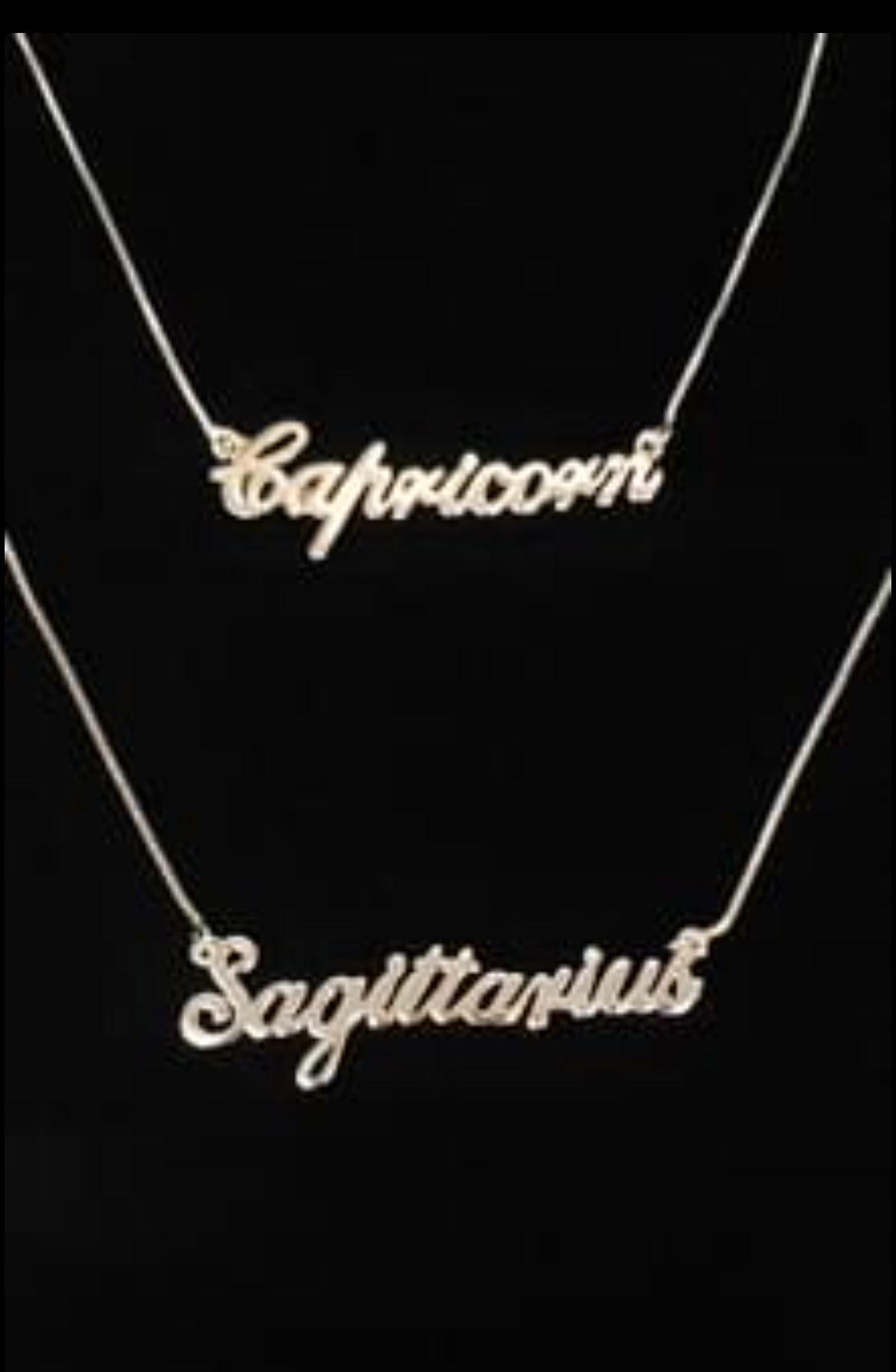 Capricorn or Sagittarius necklace