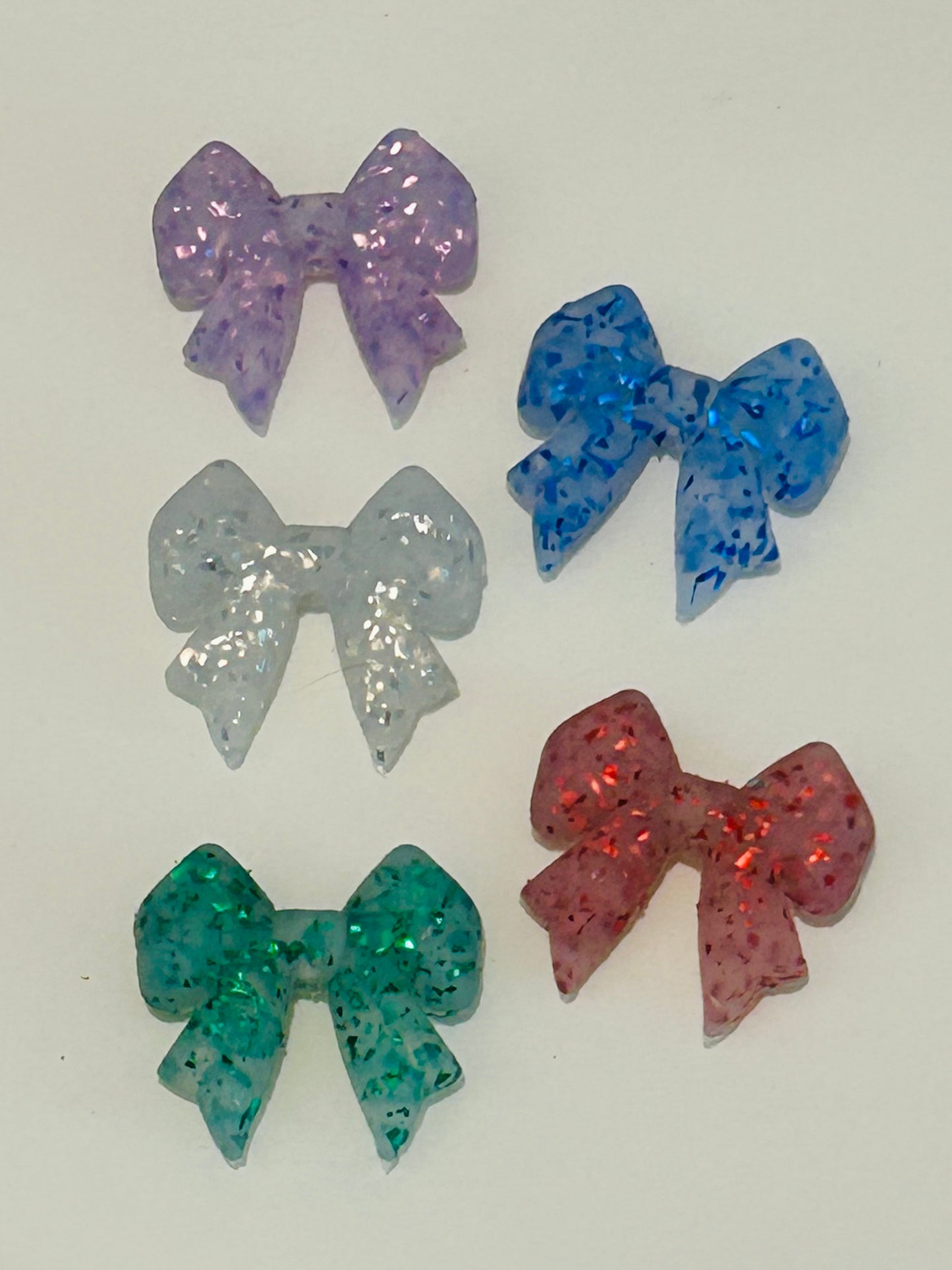 Glitter Bow Focal Set (5ct)
