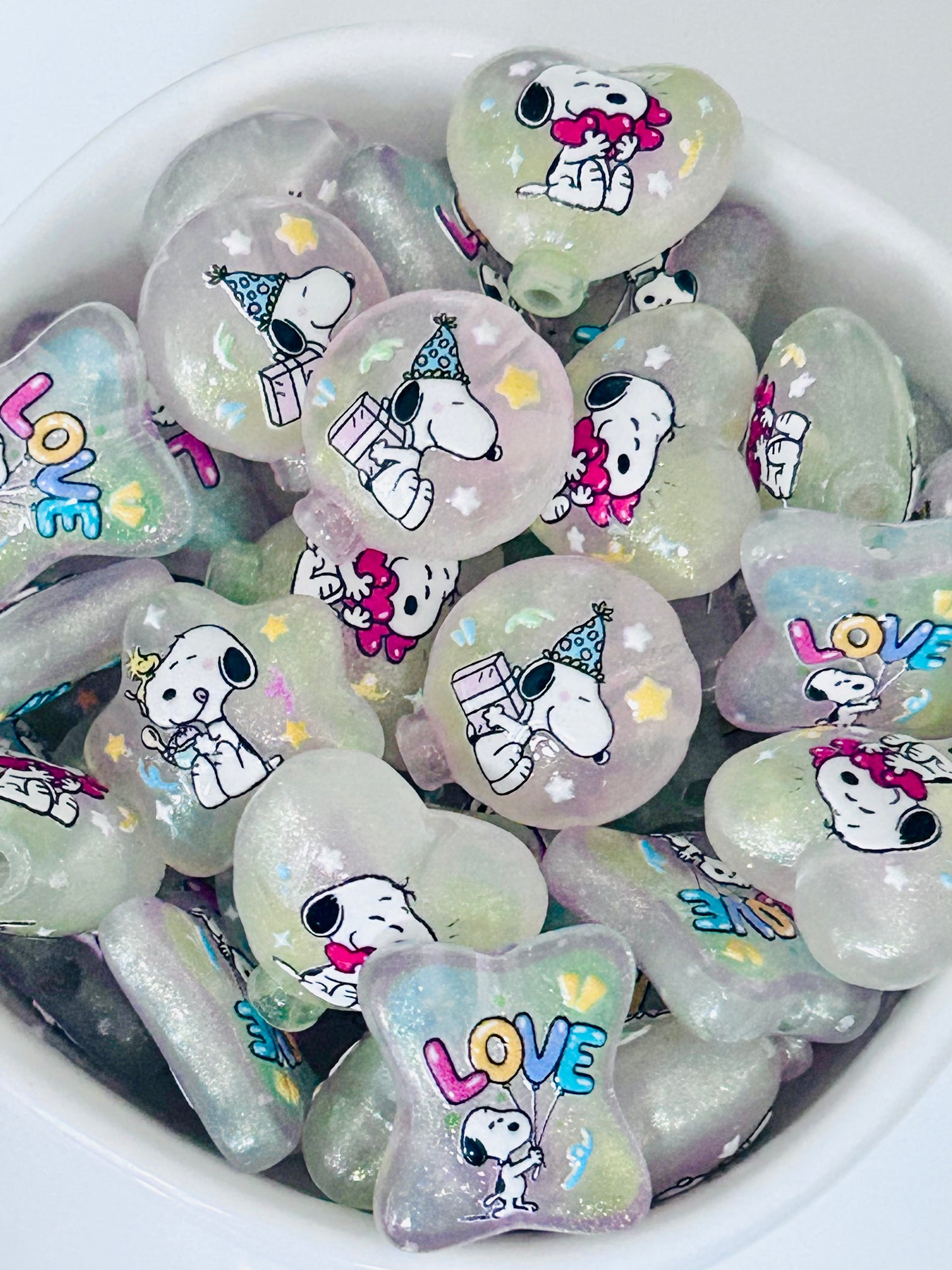 Snoopy Bead Mix (15ct)