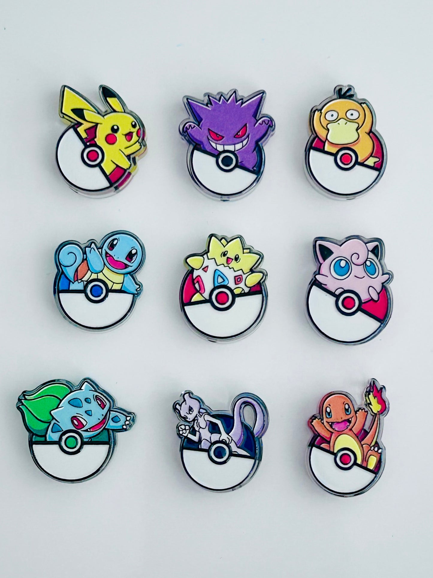 Pokémon & Friends Acrylic Focal/Bead Mix (9ct)