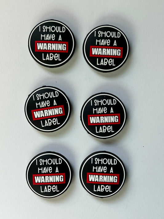 Warning Label Silicone Focal