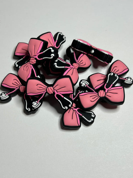 Stethoscope Pink Bow Focal
