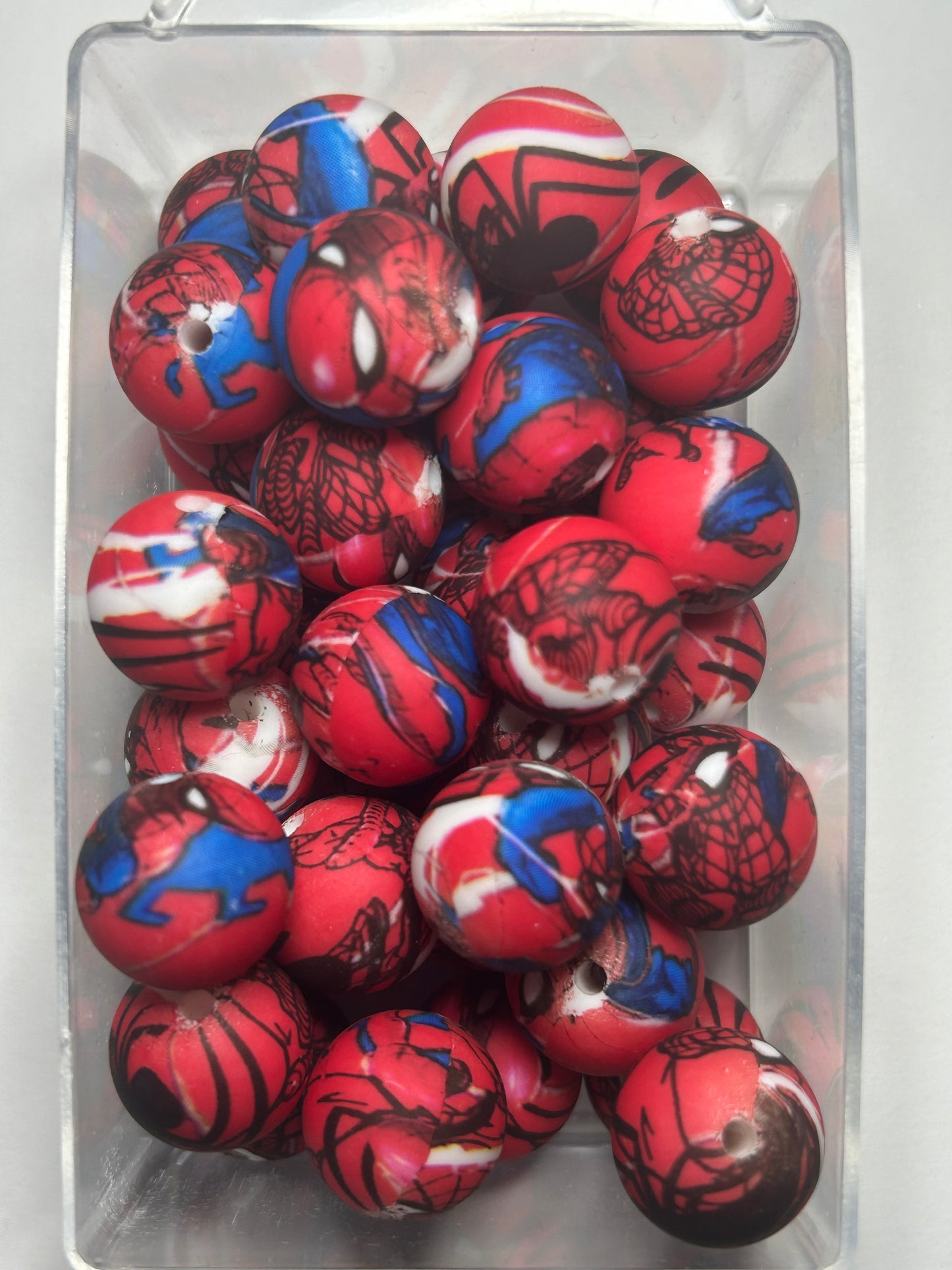 Spider-Man Silicone Bead (15ct)