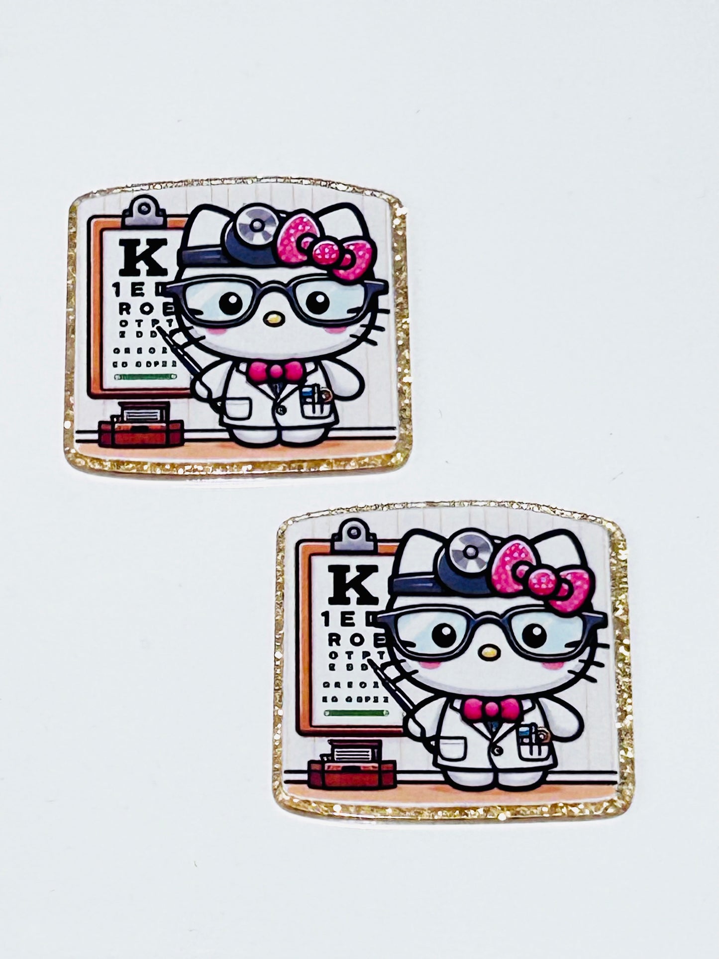 Optometrist Kitty Acrylic