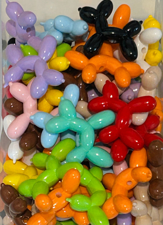 Dog Acrylic Bead Mix (15ct)