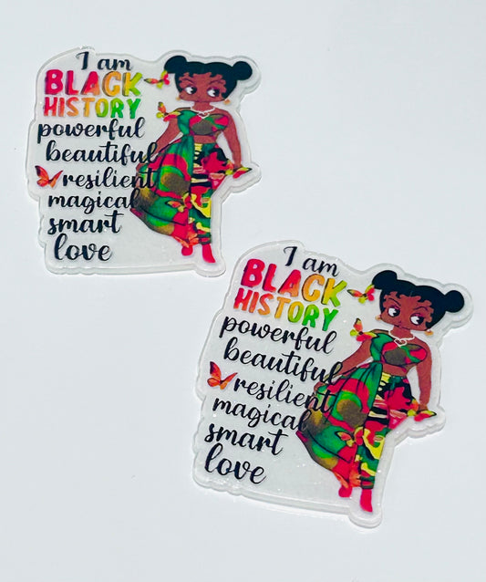 I Am Black History Acrylic