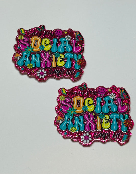 Social Anxiety Acrylic