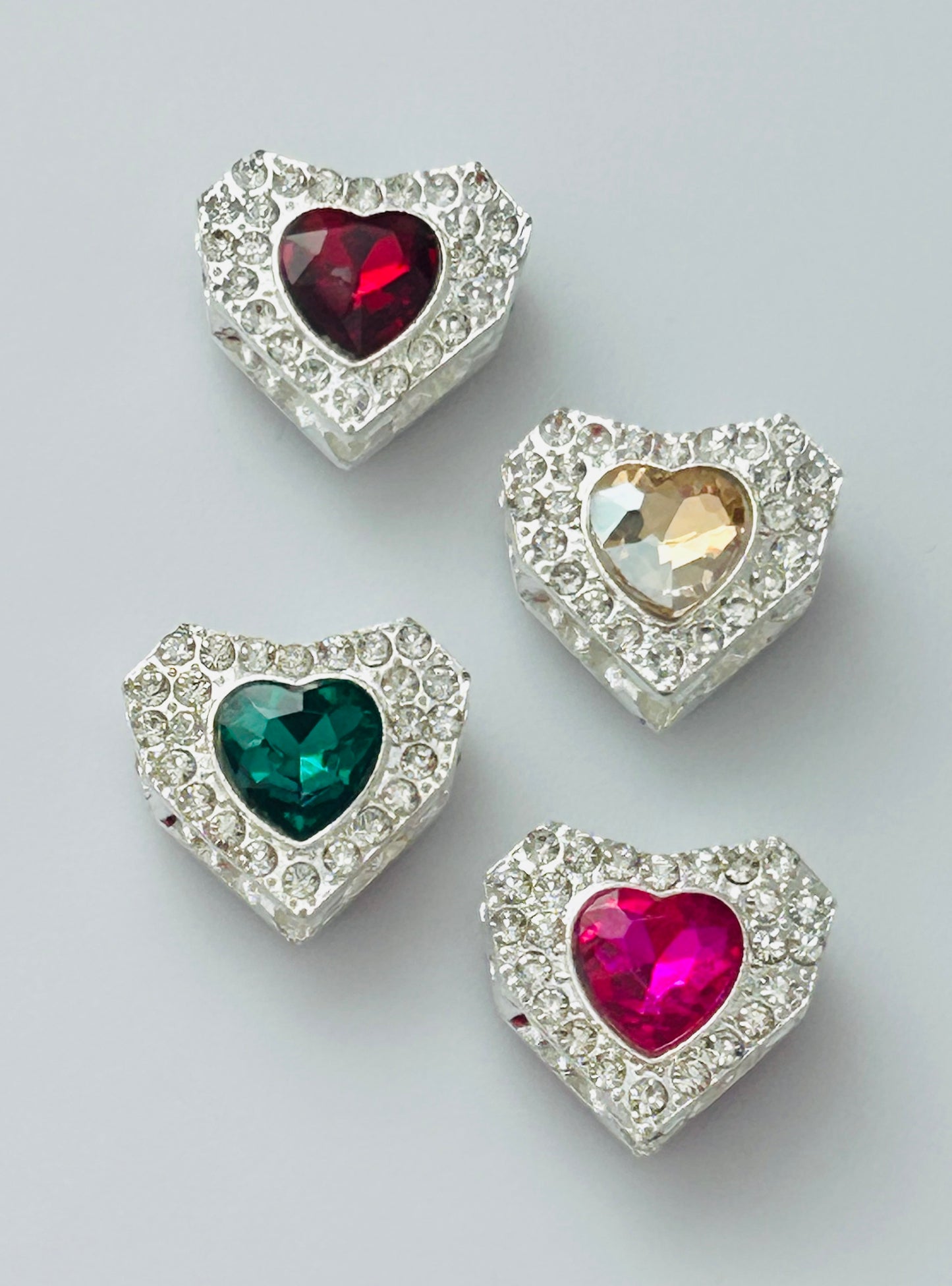 Fancy Heart Focal Beads
