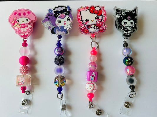 Sanrio Character Beaded Badges