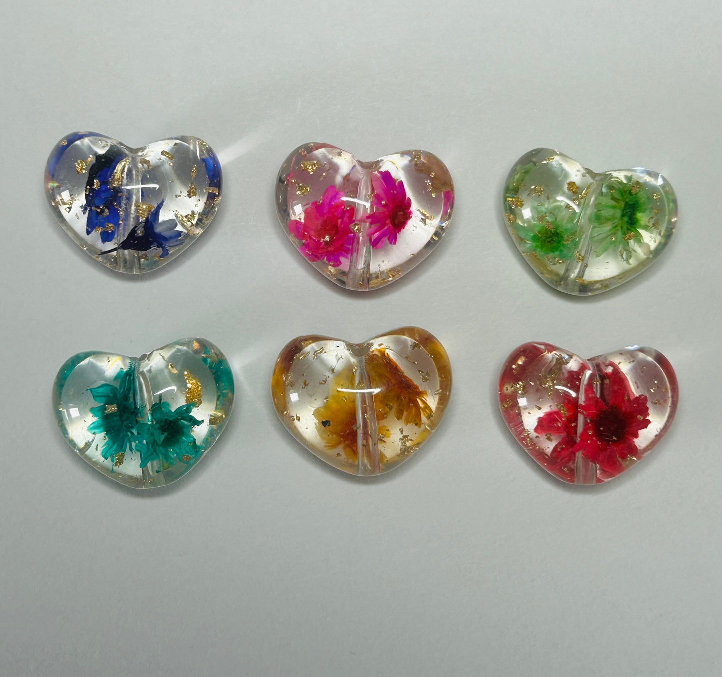 Flower Clear Heart Mix (12ct)