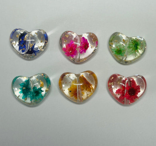 Flower Clear Heart Mix (12ct)