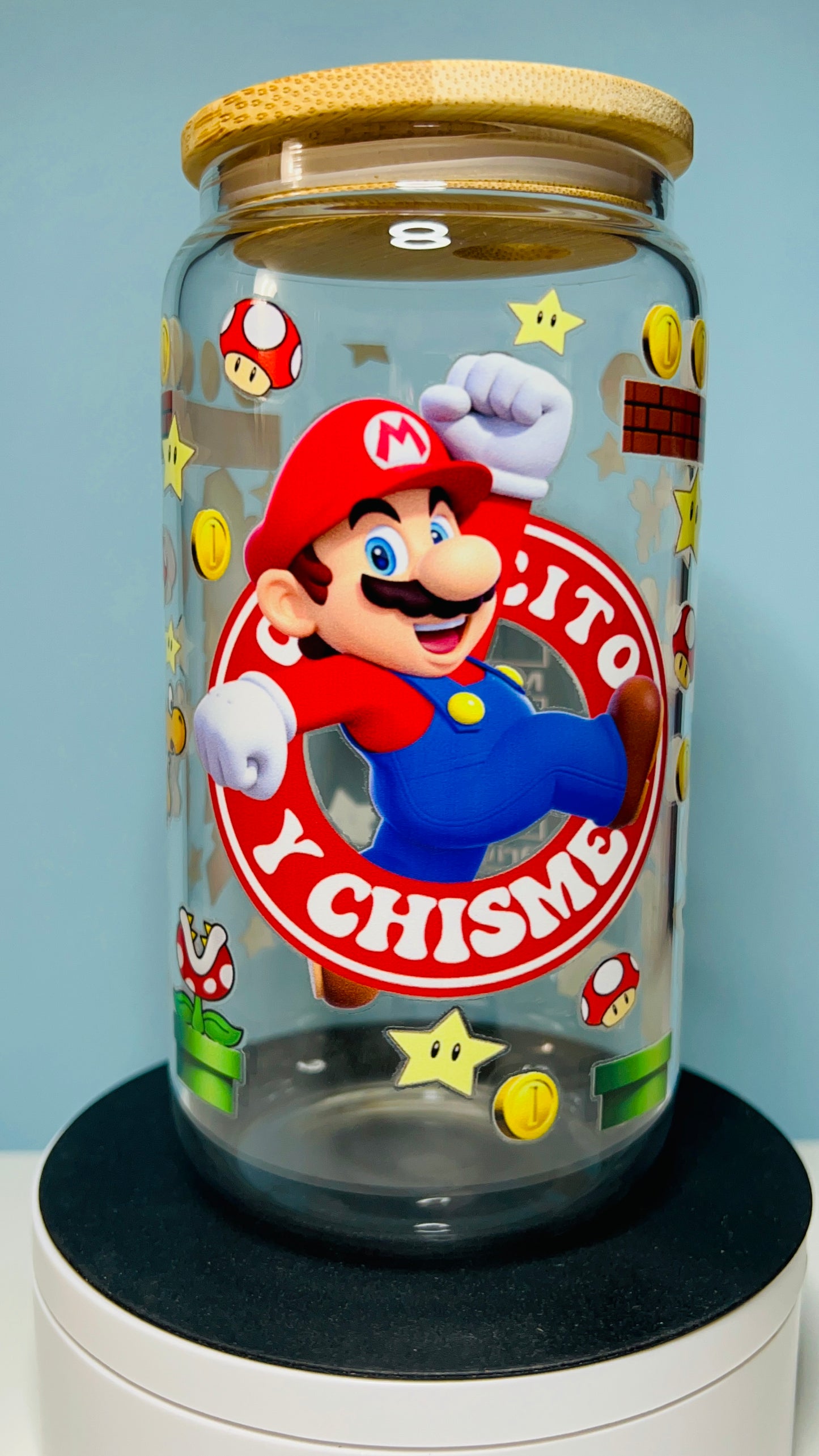 Mario Cafesito y Chisme Tumbler