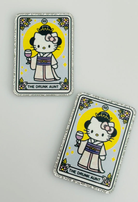 The Drunk Aunt Tarot Card Acrylic