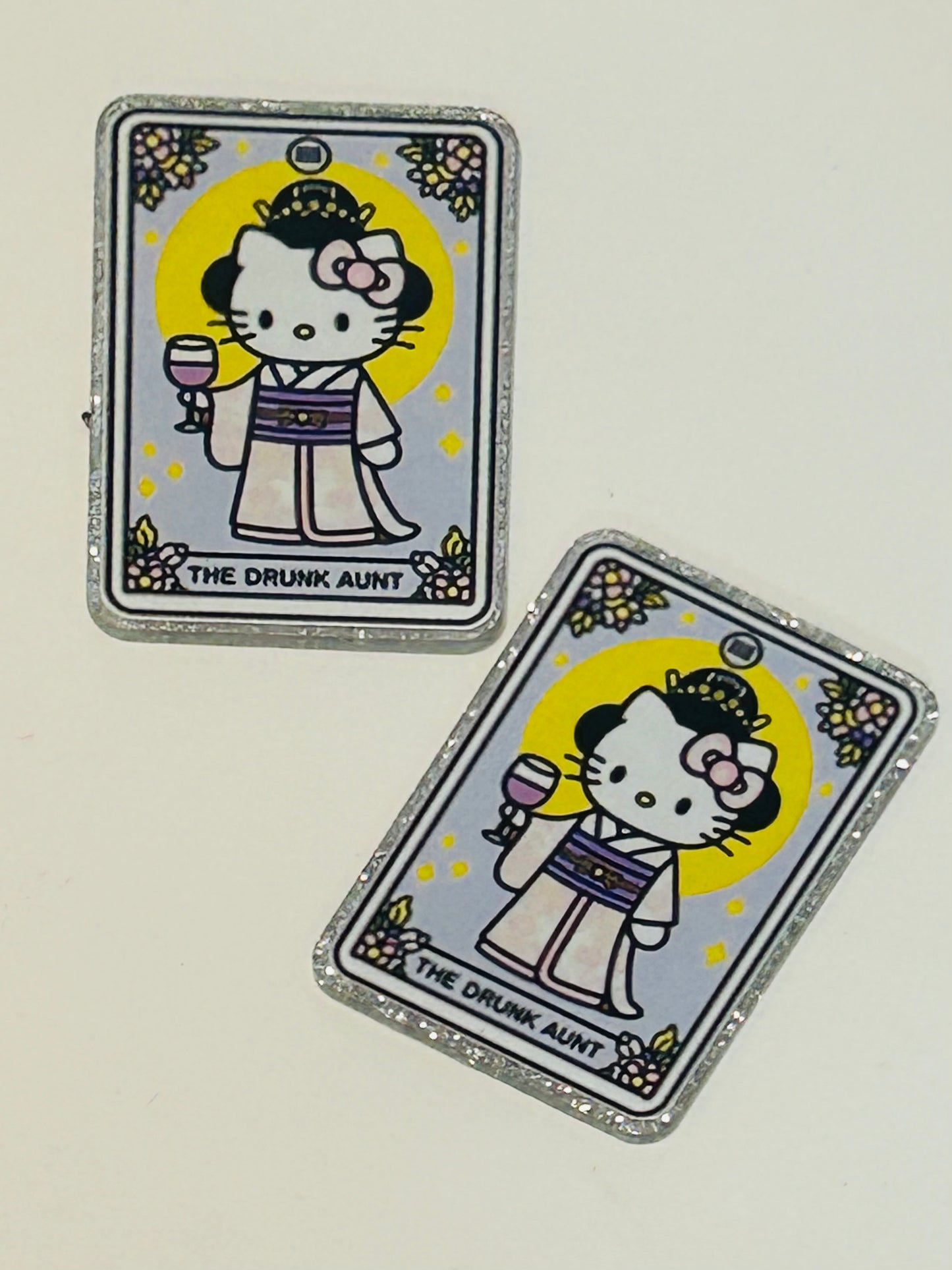 The Drunk Aunt Tarot Card Acrylic