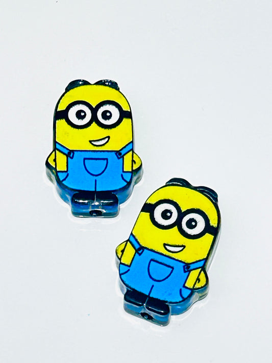 Minion Acrylic Focal/Bead (5ct)