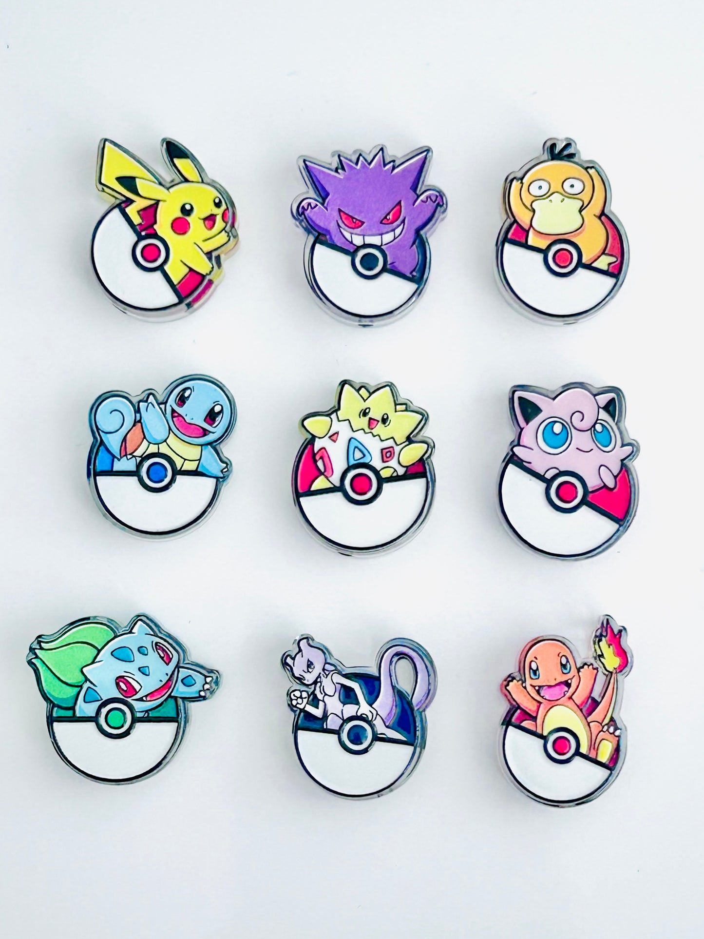 Pokémon & Friends Acrylic Focal/Bead Mix (9ct)