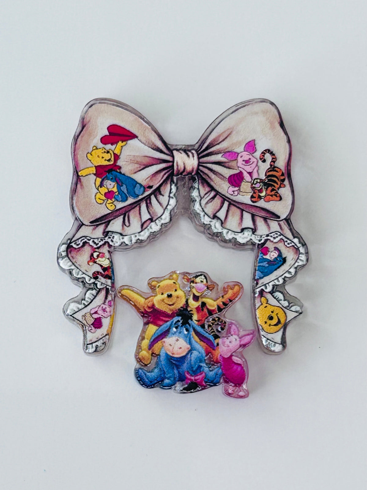 Pooh 2 Piece Acrylic Focal Set