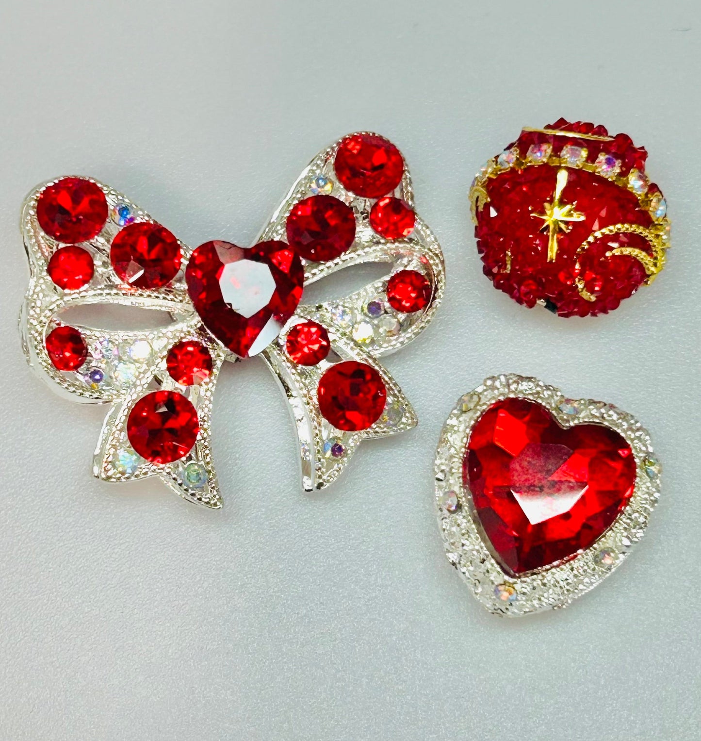 Fancy Heart Bead/Focal Set (3ct)