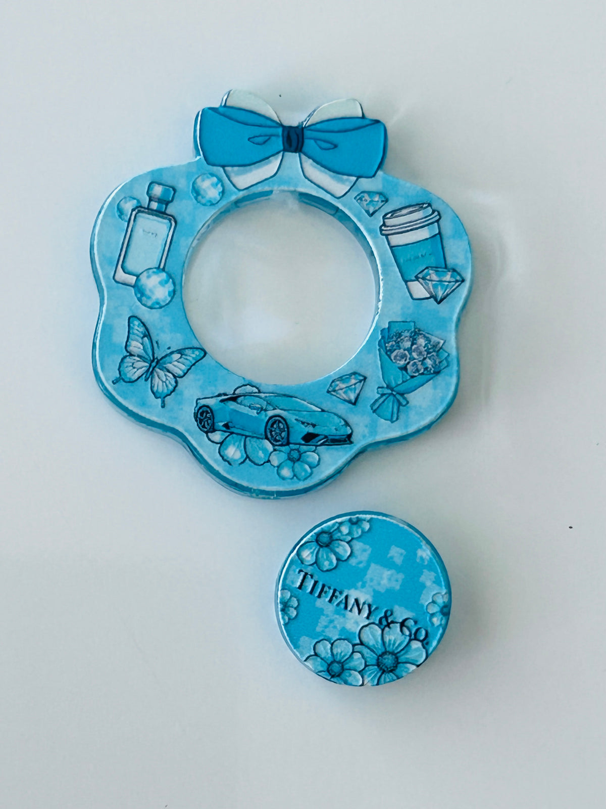 Tiffany 2 Piece Acrylic Focal Set