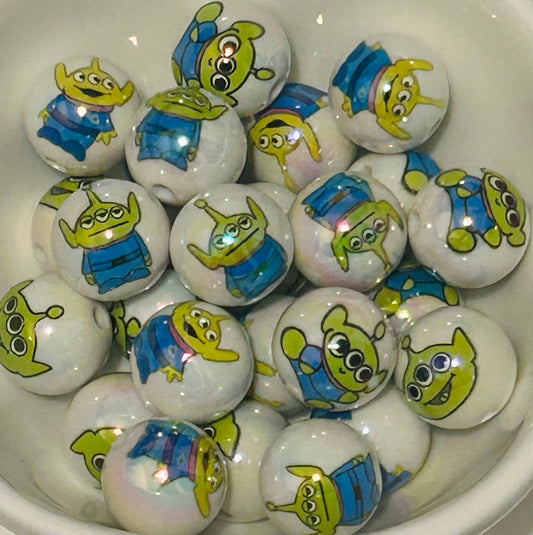 TS Alien Acrylic Beads (12ct)