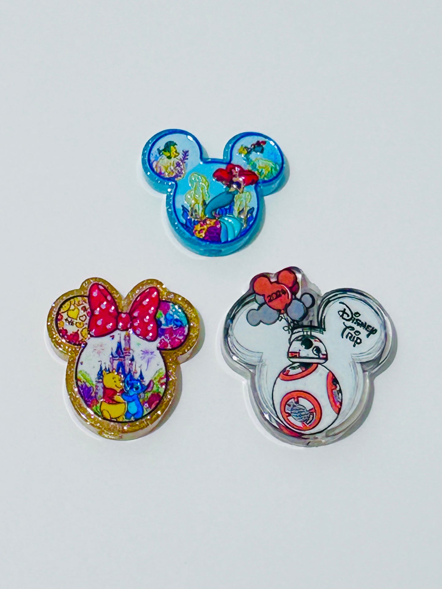 Ears Inspired Acrylic Focal Set (3ct)