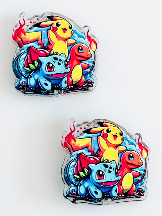 Pokémon & Friends Acrylic Focal/Bead (5ct)
