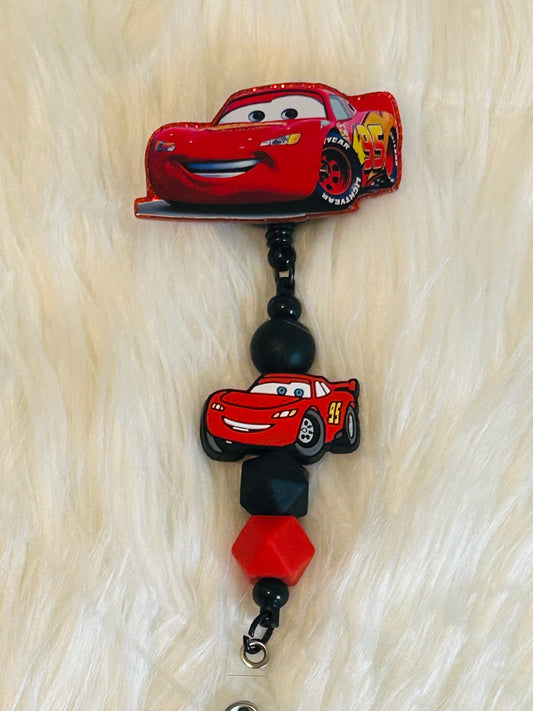 Cars Beaded Badge