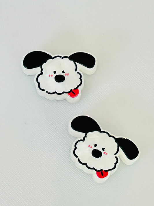 Doggie Acrylic Focal/Bead (5ct)