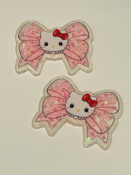 Kitty Bow Acrylic Shaker