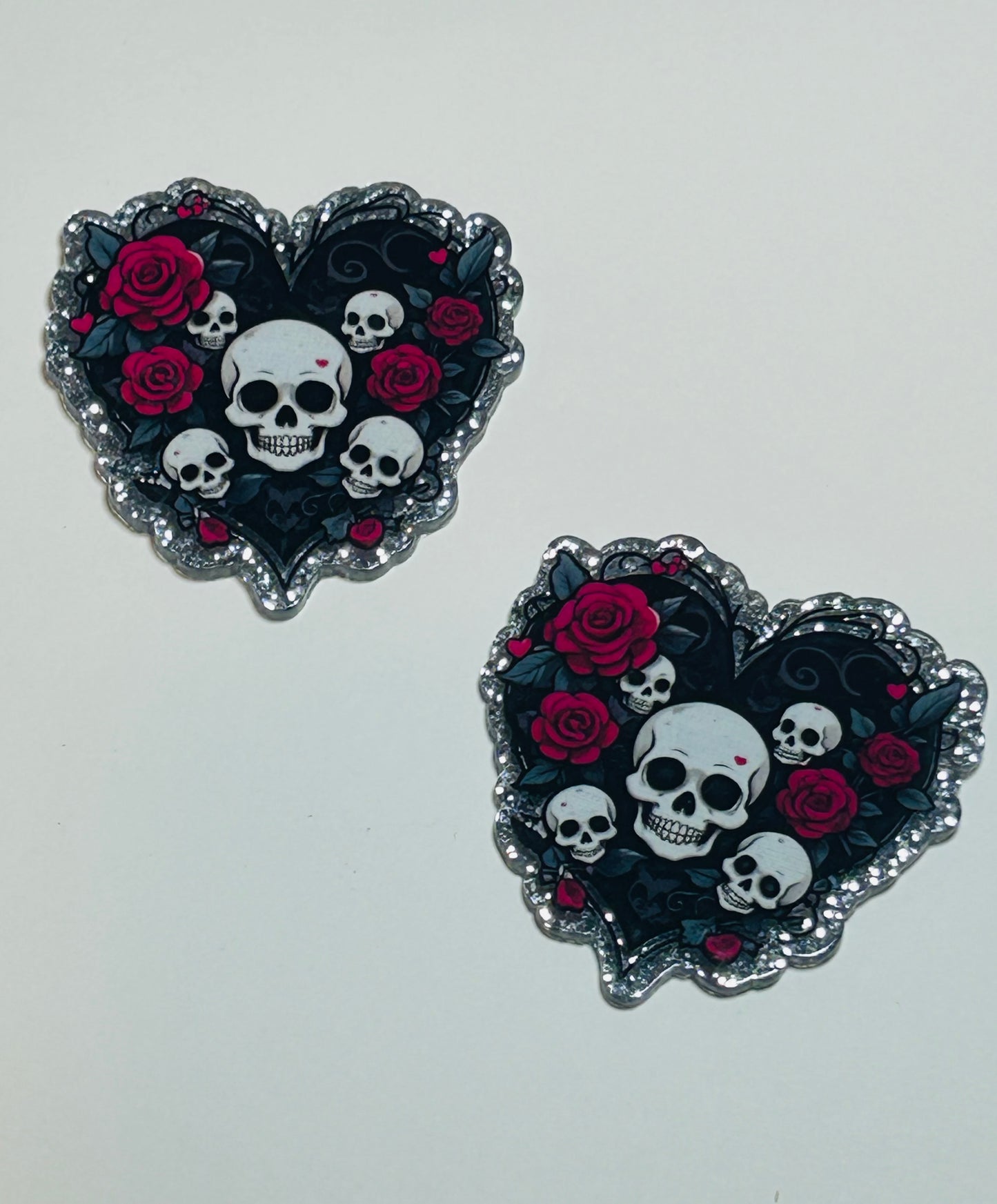 Skull Heart Acrylic