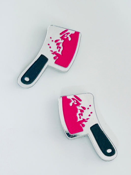 Mirrored Cleaver Acrylic Focal/Bead (5ct)