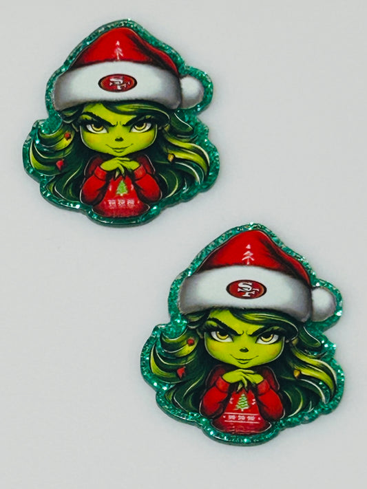 SF Grinchy Girl Acrylic