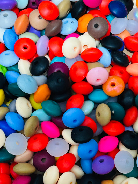 Lentil Beads/Spacer Mix (40ct)